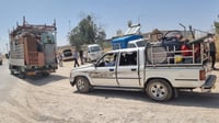 صور: وجبة جديدة من النازحين تعود من مخيم 