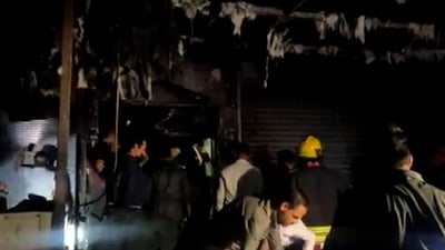 ئاگرەکەی شێخەڵا زیانی زیاترە لە چوار دەفتەر دۆلار