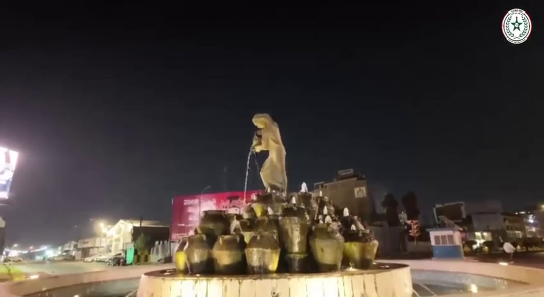 كهرمانة وحيدة.. صور بغداد الآن بعد تطبيق حظر التجوال بشقّ الأنفس