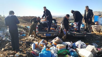 لە پیرەمەگرون تۆن و نیوێک خۆراکی بەسەرچوو لەناوبرا