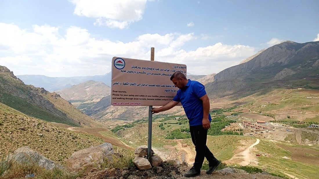Erbil’s Choman district boosts safety at snowy tourist spot Przhe