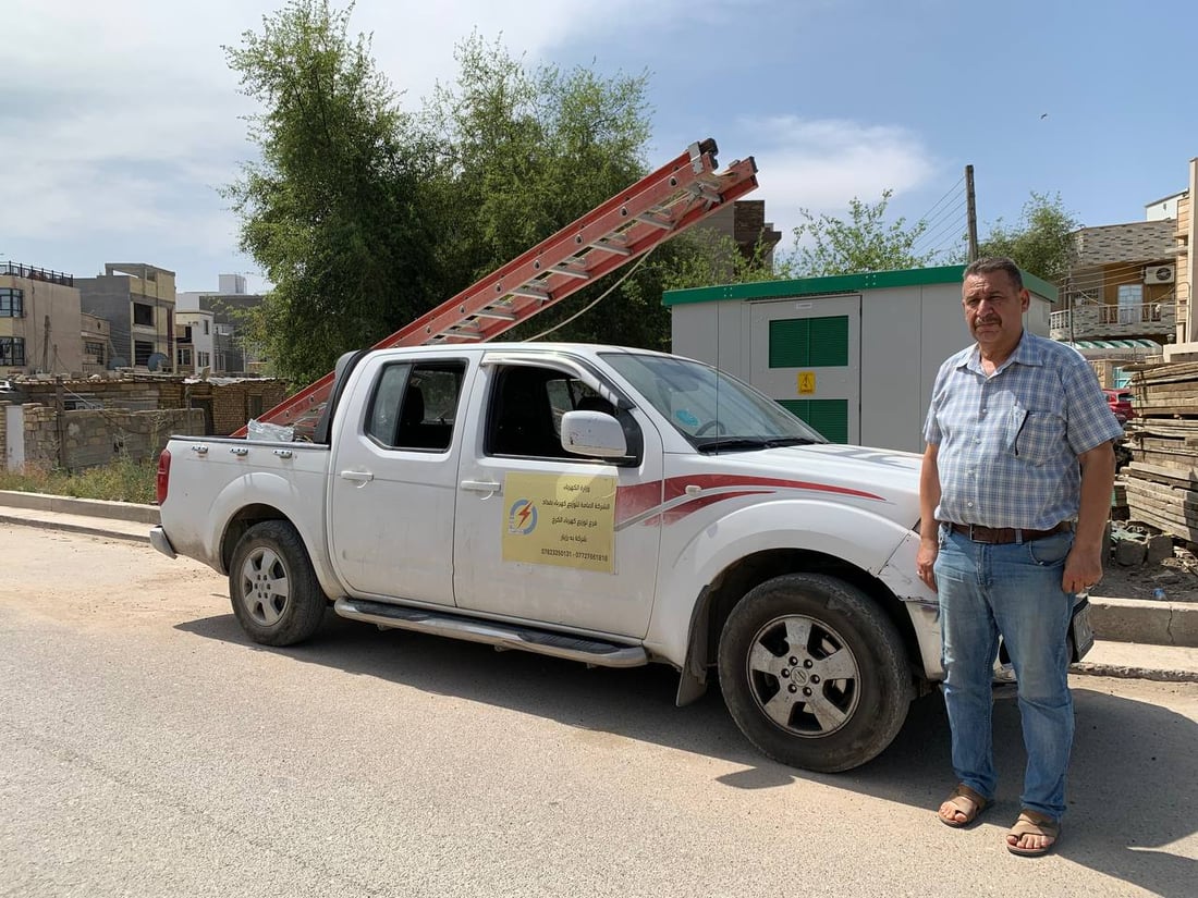 صور: حي القادسية البغدادي يودع أعمدة الكهرباء إلى الأبد.. التيار مستمر