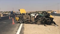 حادث سير مرعب.. وفاة عائلة من 4 أفراد أثناء عودتهم من كرب...