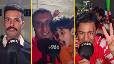 “ألو نجف”.. 15 ألف مشجع موصلي حوّلوا دهوك لساحة احتفال كروي بعد الثنائية