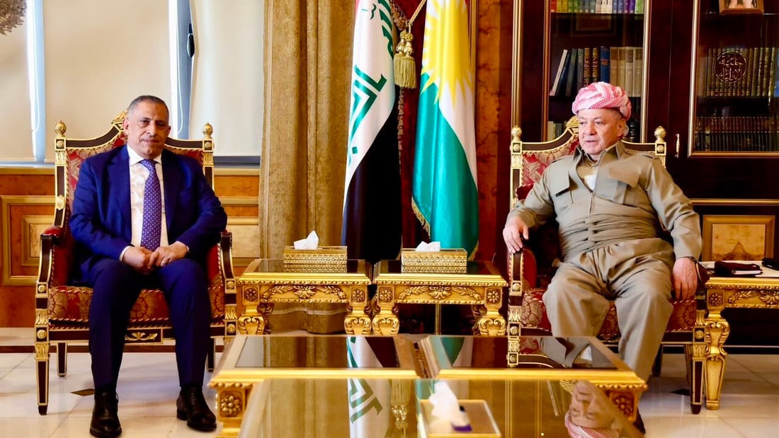 مبعوث الزيدي إلى أربيل يبلغ البارزاني تأكيد بغداد على أن أمن كردستان والعراق واحد