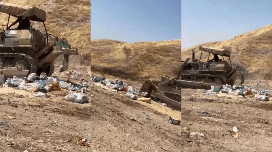 زیاتر لە یەک تۆن خۆراکی ماوەبەسەرچوو لە دەربەندیخان لەناو براوە
