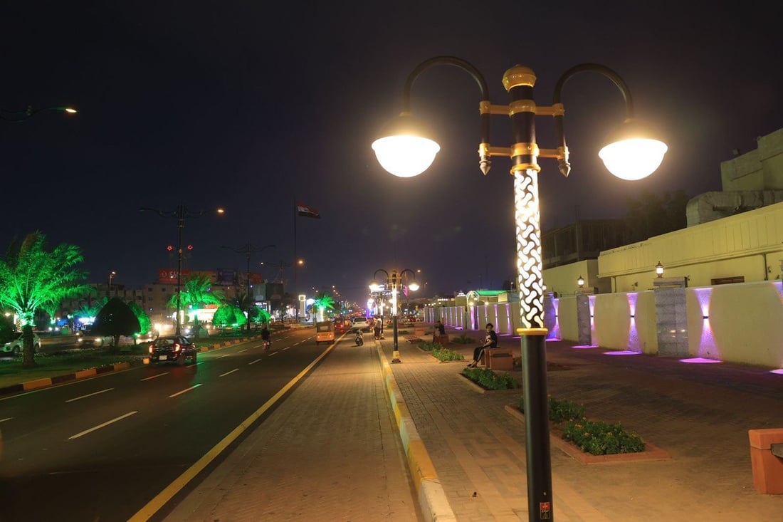 صور: من قناة الجيش حتى تقاطع 55.. أمانة بغداد تكمل تطوير شارع الجوادر