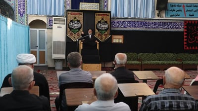 دمشق تنفي منع المجالس الحسينية في السيدة زينب وهذه صور من إحياء الليلة الأولى