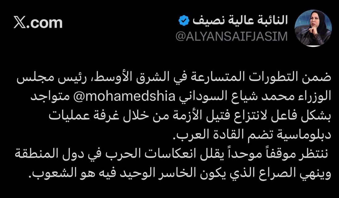 السوداني يقود “غرفة عمليات” دبلوماسية مع القادة العرب لاحتواء الحرب