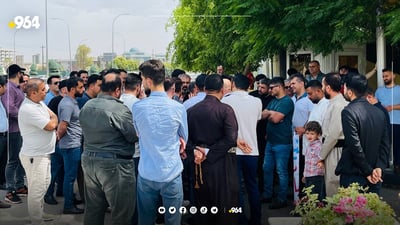 خاوەن زەوییەکانی 8ـی حەسارۆک بۆ خزمەتگوزاری لە دەرگای ئەنجومەنی وەزیران دەدەن