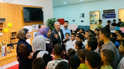 Tikrit University hosts Baiji students for World Book Day celebration