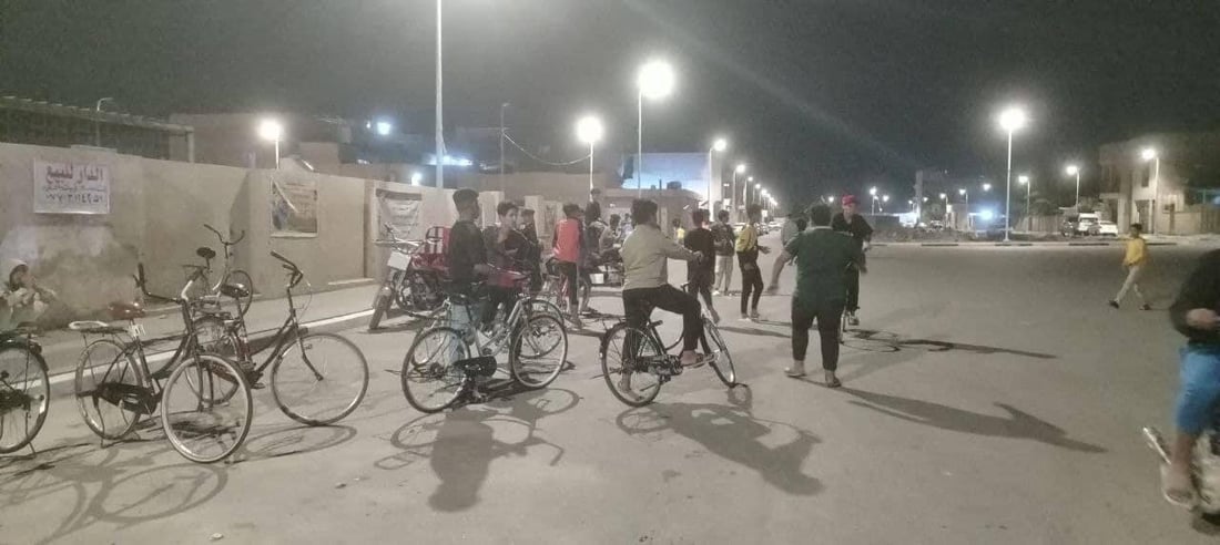صور: تفحيط الدراجات يربك شوارع الزبير بعد الإفطار والشرطة تتدخل