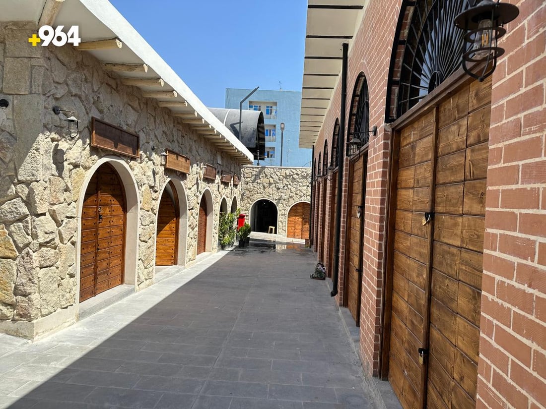 صور: زاخو سعيدة بعمل النساء في السوق القديم.. 10 محال مدفوعة الإيجار لـ3 أشهر