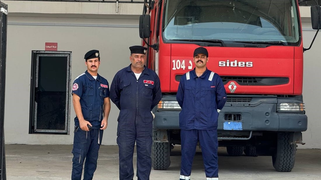 Basra launches first fire unit in Khor Al-Zubair subdistrict