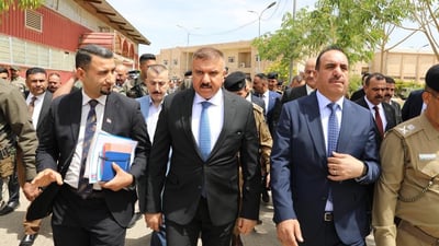 وزير الداخلية يصل إلى صلاح الدين على رأس وفد أمني رفيع (صور)