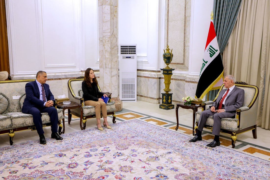 صور: لطيف رشيد يطلب من فريق الأمم المتحدة التحقيق بجرائم صدام حسين