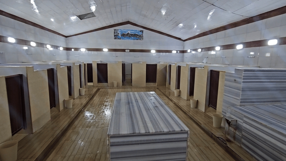 60 ساڵە حەمامى ئیسکان بەگەرمى ماوەتەوە