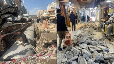 هاتوچۆ لە شەقامی کاوەی سلێمانی ئاسایی دەبێتەوە