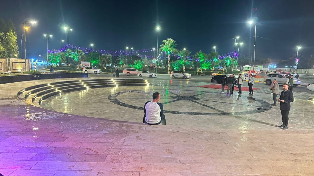 صور: أصبح في واسط ساحة احتفالات جميلة.. والمحافظ يشيد بسرعة الإنجاز