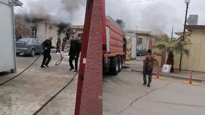 ئەو ئاگرەی لە نەخۆشخانەی پیرەمەگروون کەوتەوە کۆنترۆڵکرا