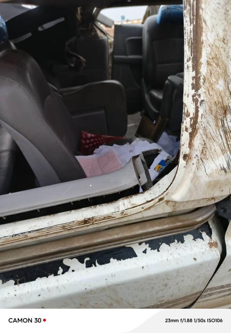 إصابة 9 طالبات من غماس بحادث انقلاب “ستاركس” على طريق النجف (صور)