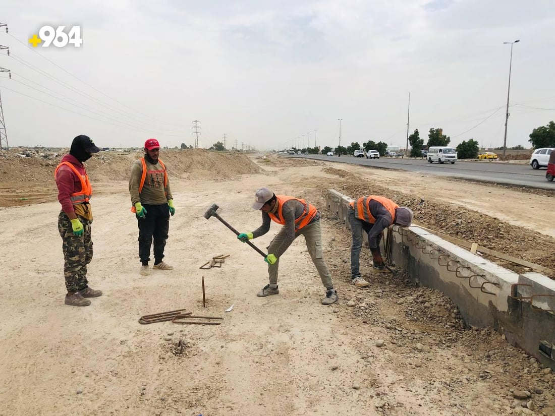 صور من مدخل بغداد: طريق “السكران” آمن ولائق وسريع.. أعمال صب الجسور انتهت