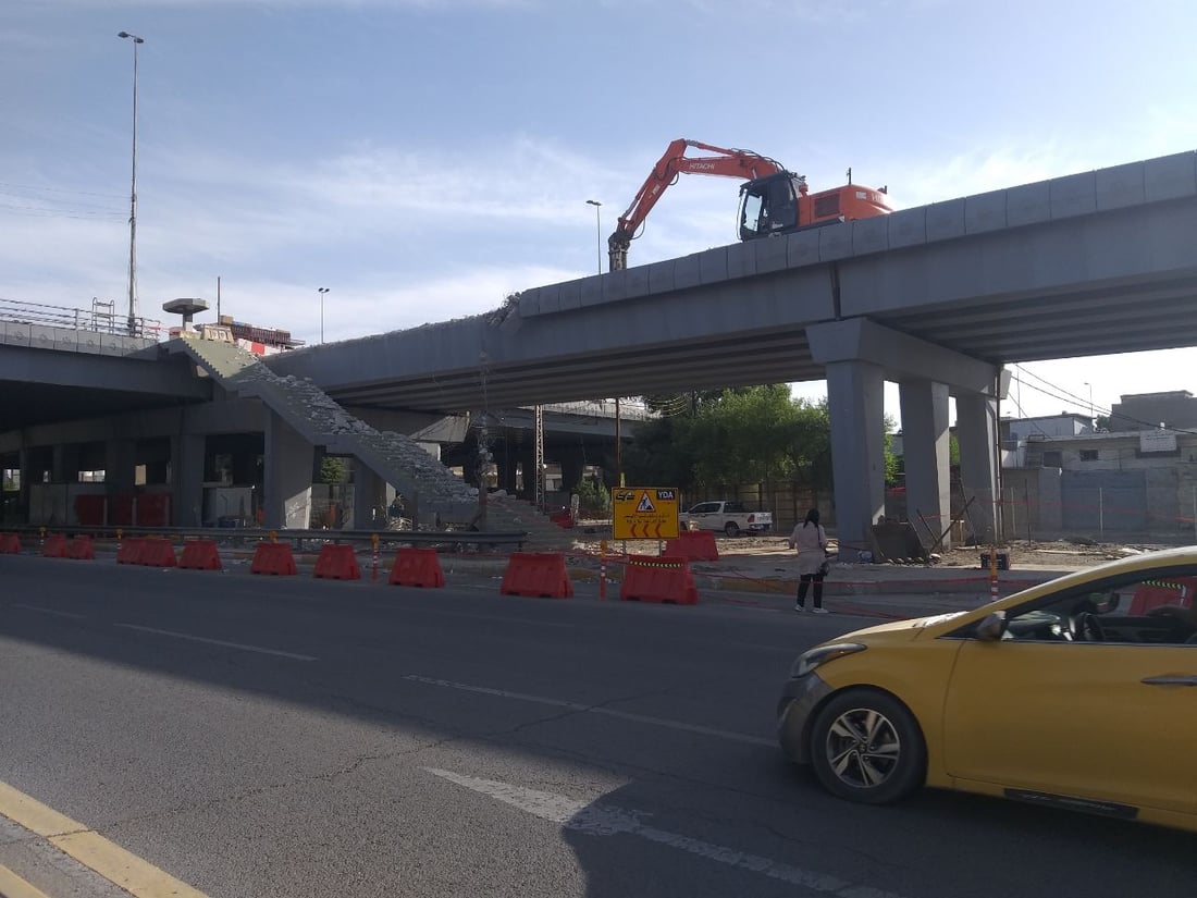 صور: الأتراك بدأوا بتنفيذ جسر الطوبجي الدوار للاستغناء عن التقاطع “المزعج”
