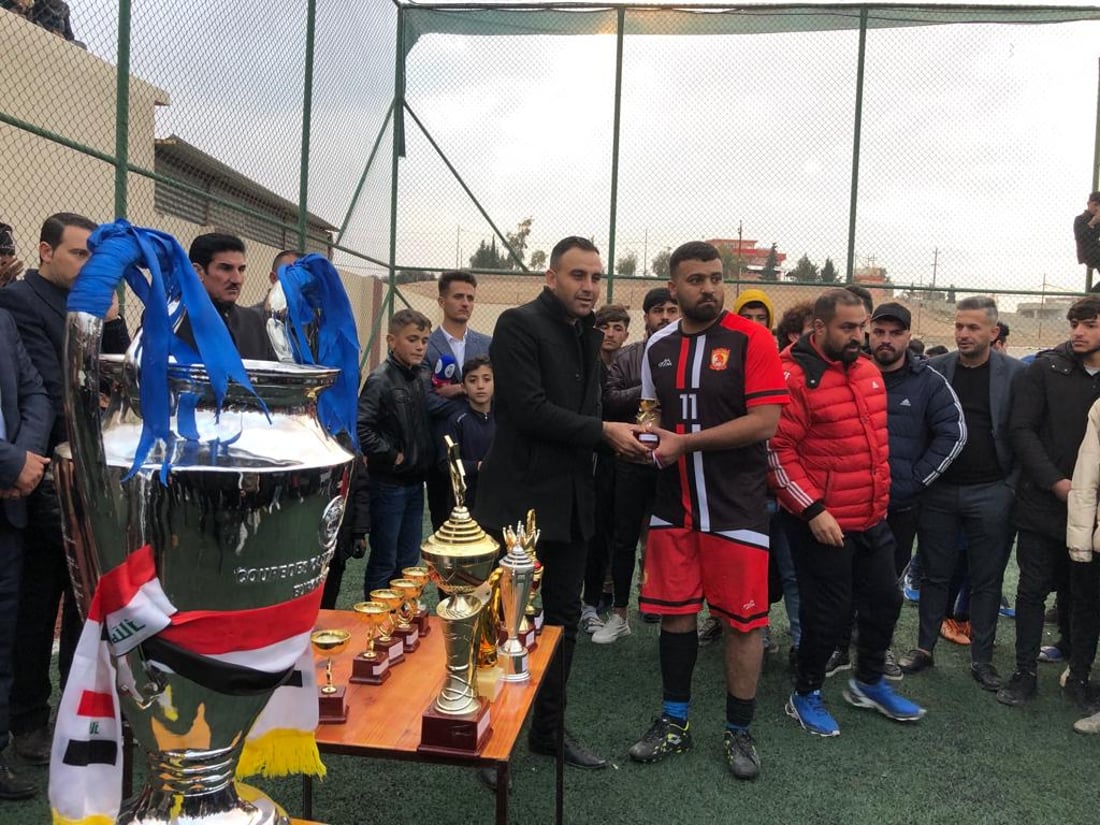 صور: “الفقيد دريد” يتوج بلقب دوري أبطال سنجار بكرة القدم