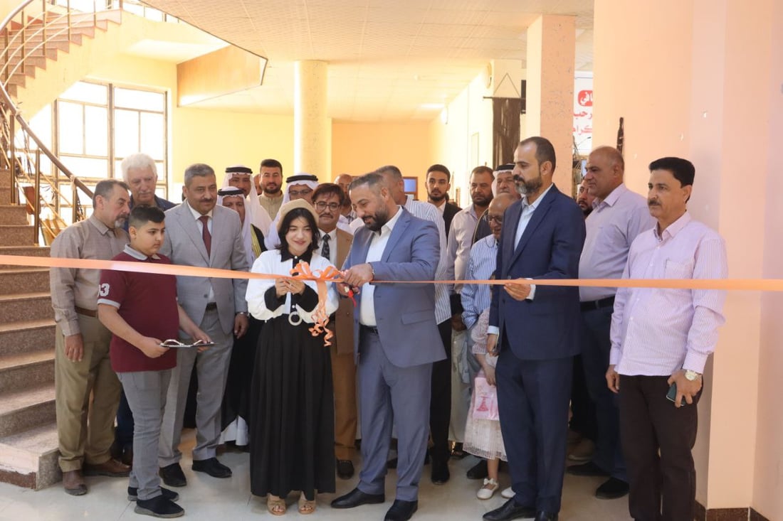 ناريمان العبيدي من حديثة.. عمرها 18 عاماً لكن الجميع وقف يتأمل أعمالها (صور)