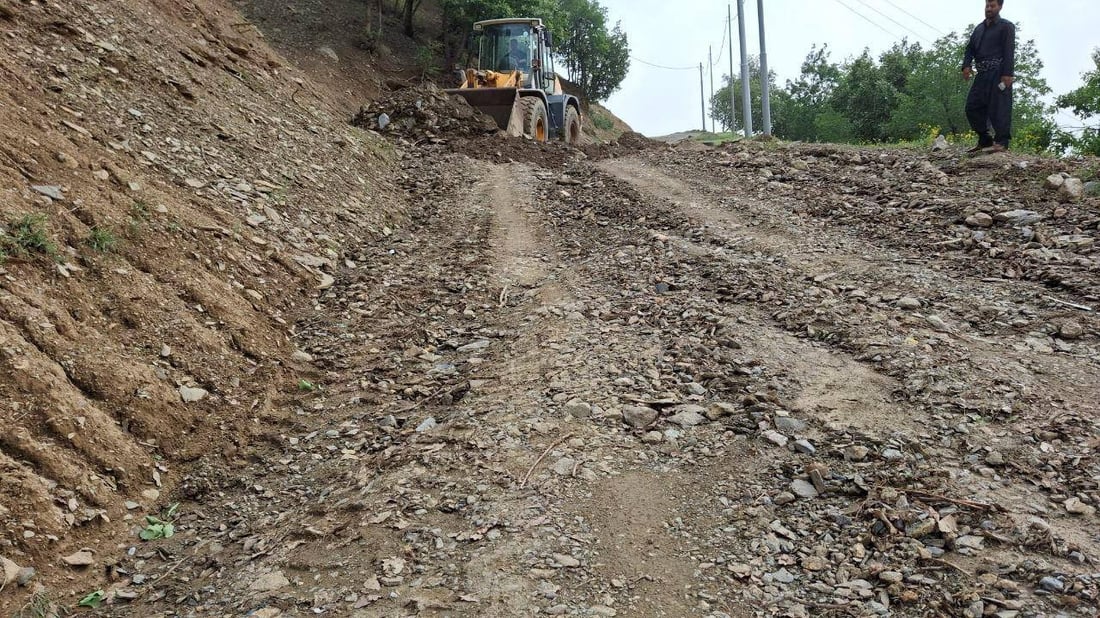 باران و لافاو زیانی بە چەند رێگایەکی سۆران گەیاند