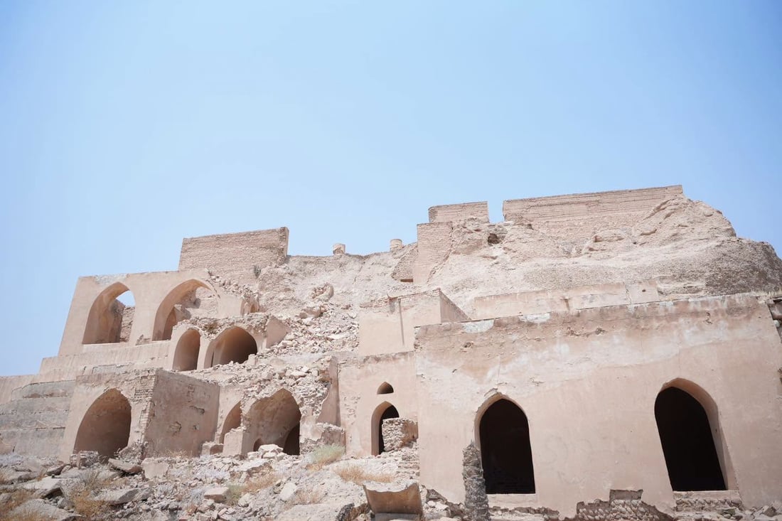 صور: بطريرك الكلدان ومحافظ صلاح الدين يزوران الكنيسة الخضراء التاريخية في تكريت