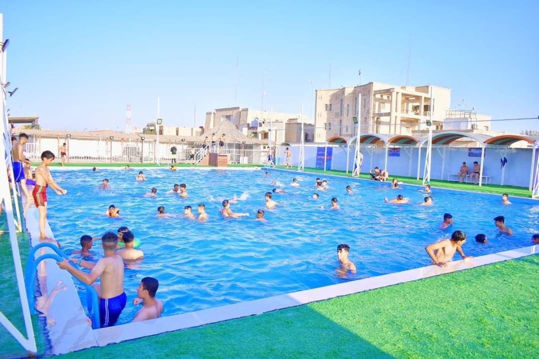 صور من المدينتين خلال صيف المثنى: السماوة في المسابح.. والرميثة في “القزويني”