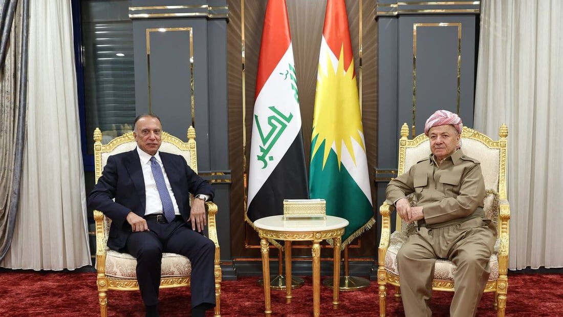 الكاظمي في ضيافة البارزاني ونقاش حول نتائج الانتخابات