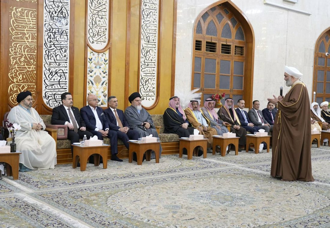 البصرة: السوداني في ديوان زعيم الشيخية وكل الوجهاء حضروا (صور)