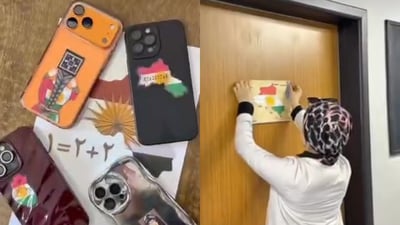 لەسەر نەخشاندنی ئاڵای کوردستان و کەزی لێپێچینەوەیان لەگەڵ کرا