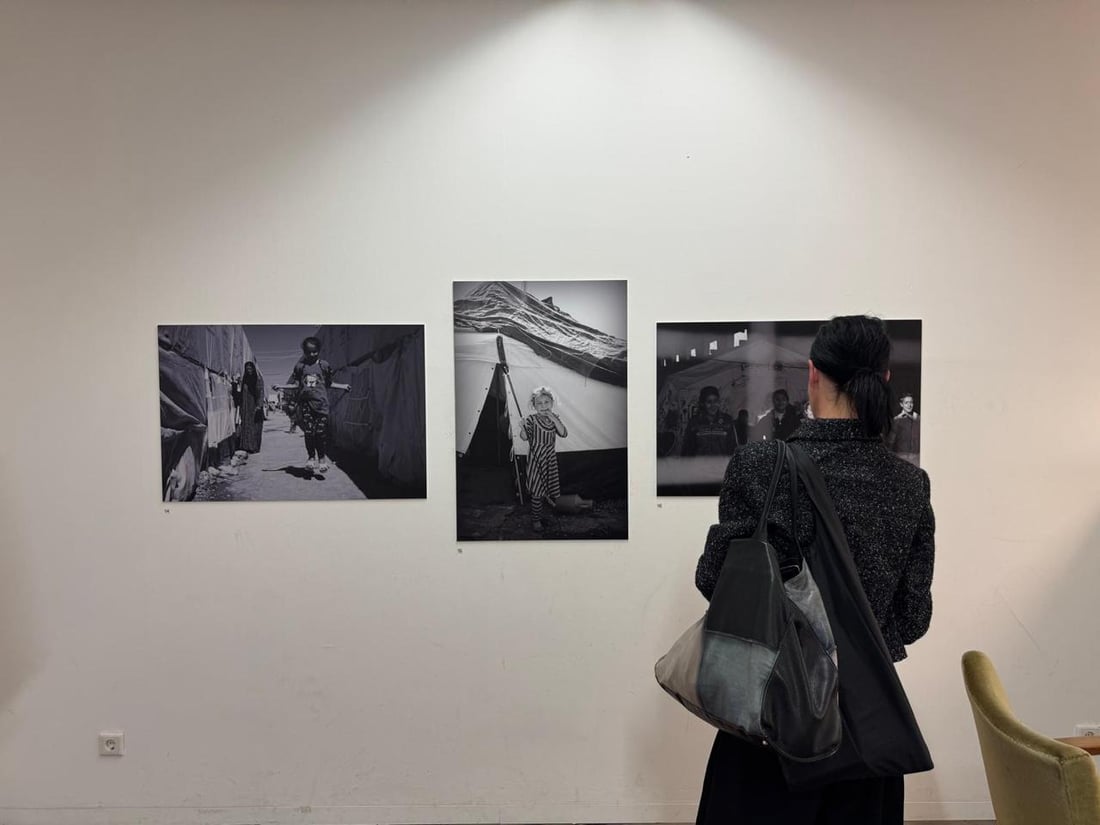 کوڕێکی کورد بەخەمی ئێزدییەکان کۆ کردەوەو بە فۆتۆ بردییە ئەڵمانیا