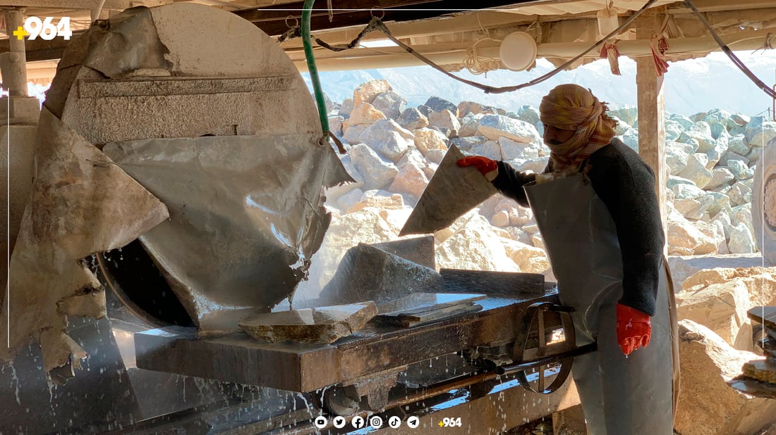 ژیان لەنێو کارگەی رێکخستنی بەرد لە دەربەندیخان