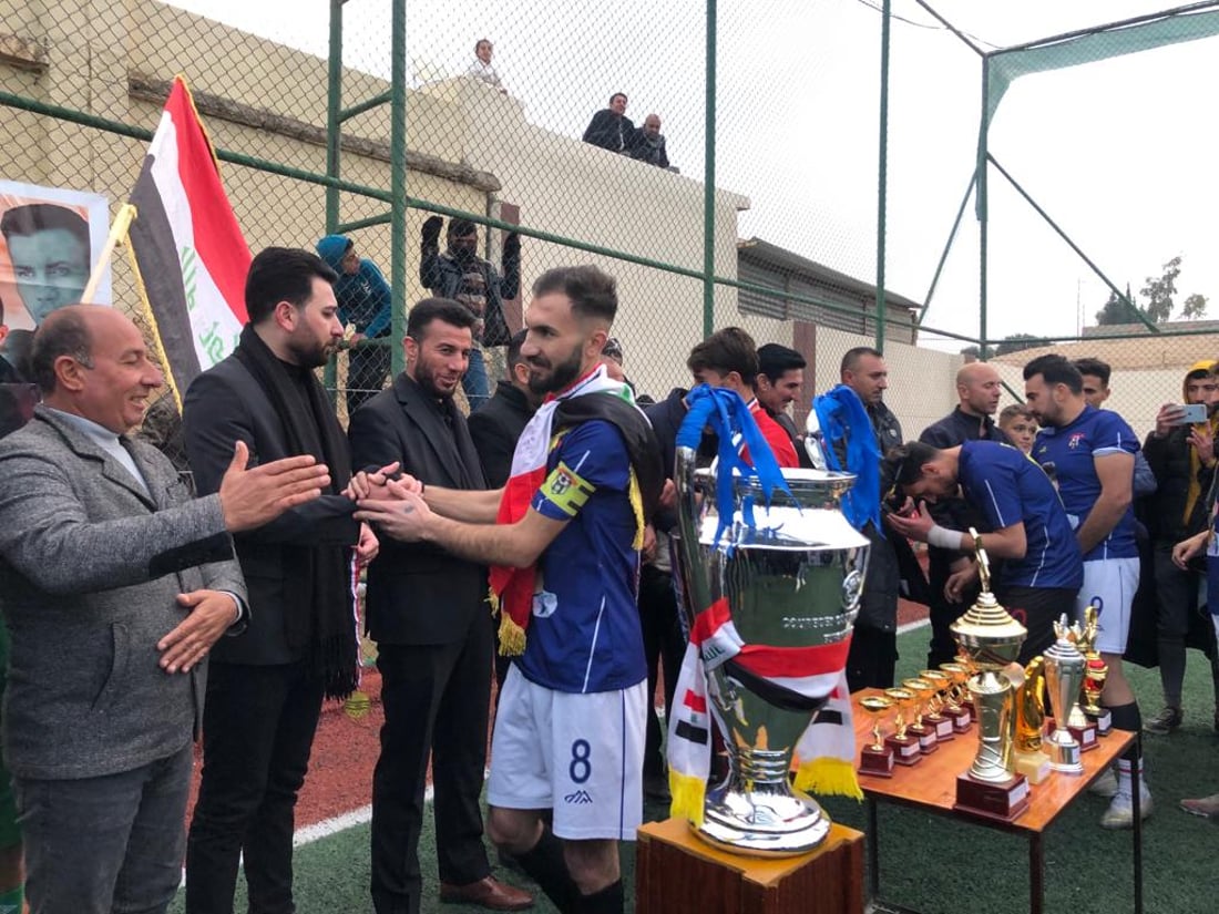 صور: “الفقيد دريد” يتوج بلقب دوري أبطال سنجار بكرة القدم