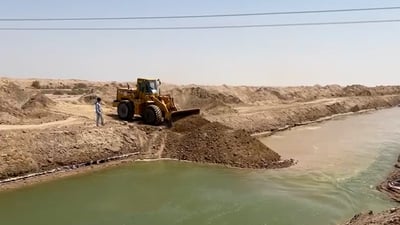 الدير تغلق قناة السويب استجابة لمطالب الأهالي والفاو تتحضر للخروج بتظاهرة