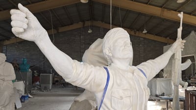 گەورەترین پەیکەر لە مێژووی سلێمانیدا بۆ شکۆی پێشمەرگە دروست دەکرێت