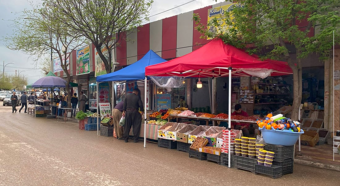 شارەوانی هەڵەبجە مۆڵەتی هەفتەیەک دەدات بە دوکان و مارکێتەکان