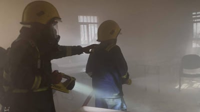 نجاة 50 طالبة من حريق داخل الأقسام الداخلية بجامعة الأنبار