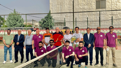 ناسڕ عەبدولڕەزاق و وریا قادر بوونە پاڵەوانی تێنسی هەولێر