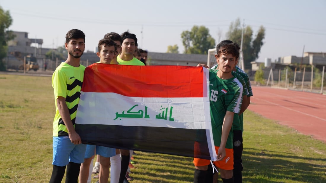 افتتاح ملعب ناحية “يايجي” غربي كركوك (صور)