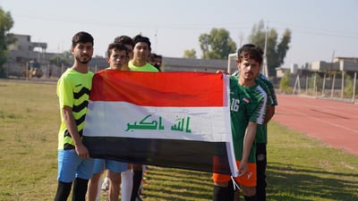 افتتاح ملعب ناحية “يايجي” غربي كركوك (صور)