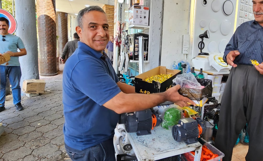 Christian resident in Koya distributes confectionary for Prophet Mohammed’s birthday