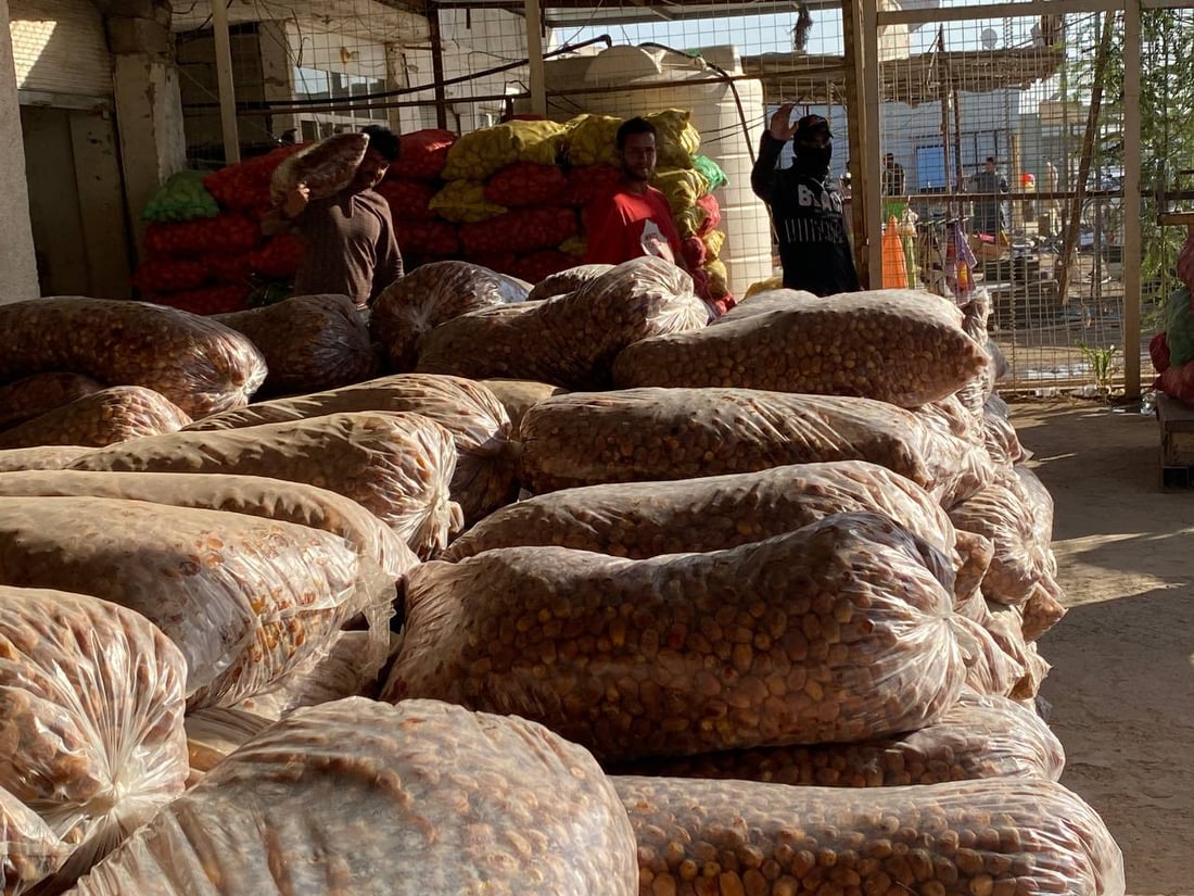 صور: أبو غريب تشكر السماء بعد گصاص التمور.. أفضل بكثير من العام الماضي