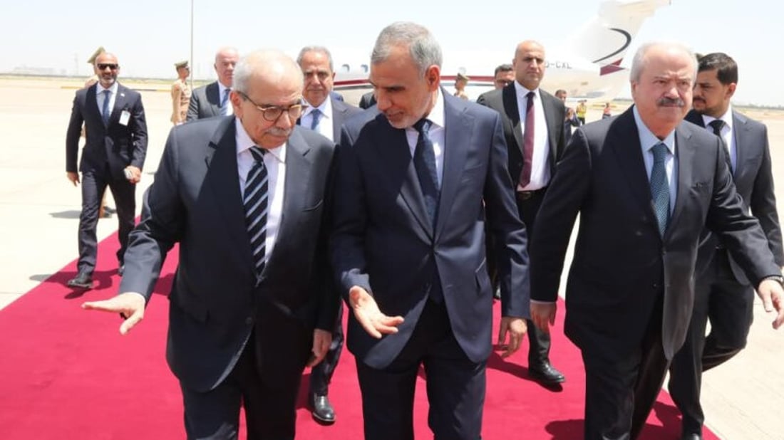 رئيس حكومة لبنان نواف سلام يصل إلى بغداد