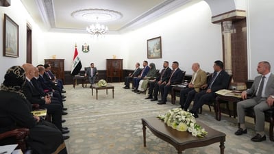 بعد العصائب.. كتلة بدر في ضيافة الزيدي تعلن دعمها المطلق للحكومة