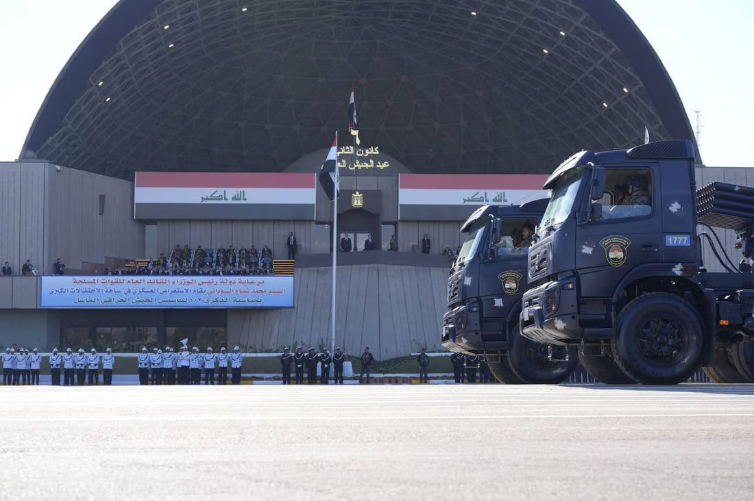PM attends Iraqi army’s 103rd anniversary parade